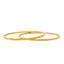 22K Yellow Gold FIligree Bangle Set of 12 (120.1gm)