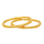 22K Yellow Gold Bangle Set of 6 (88.4 grams)