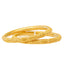 22K Yellow Gold Filigree Bangle Set of 6 (110.2gm)
