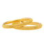 22K Yellow Gold Filigree Bangle Set of 6 (91.8gm)