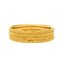 22K Yellow Gold Filigree Bangle Set of 6 (91.2gm)
