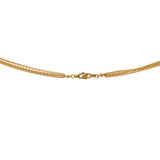 22K Yellow Gold Beaded Chain (15.2gm) | 
The layered details and small beading on this 22k yellow gold chain give the minimal design a mo...