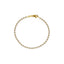 22K Yellow & White Gold Beaded Bracelet (6.6gm)