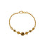 22K Yellow Gold Artisan Beaded Bracelet (7.7gm)