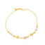 Multi-Tone 22K Gold Beaded Bracelet (5.6gm)
