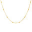 22K Yellow Gold Minimal Beaded Chain (6.4gm)