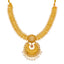 22K Yellow Gold, Ruby, And CZ Stone Jewelry Set (79 grams)