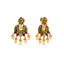 22K Antique Gold Choker Set with Gemstones & Pearls (86.4 grams)