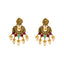 22K Antique Gold Choker Set with Gemstones & Pearls (86.4 grams)