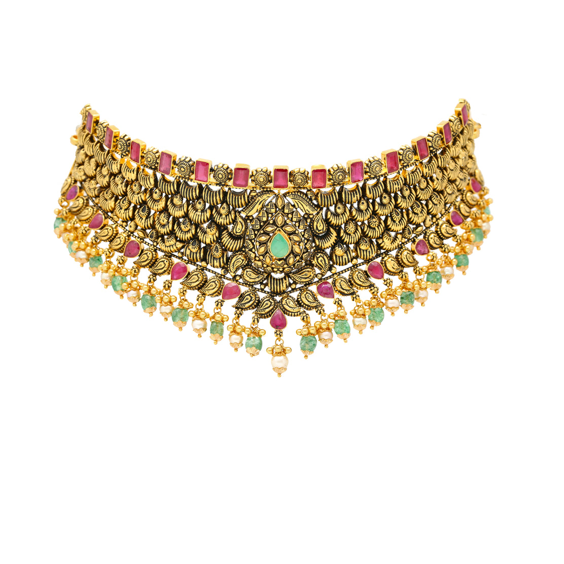Vintage gold choker discount