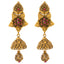 22K Yellow Gold & Ruby Choker Necklace Set (77.5gm)