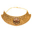 22K Yellow Gold Prisha Choker Necklace Set (69.3gm)