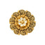 22K Antique Gold Floral Cocktail Ring (10gm)