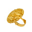 22K Yellow Gold Round Cocktail Ring (9.5 grams)