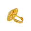 Meenakari Cocktail Ring in 22K Yellow Gold