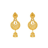 22K Yellow Gold Hemani Collar Jewelry Set (54.1 grams) | 
Our 22K Yellow Gold Hemani Collar Jewelry Set is just what a woman needs to add a rich layer of ...