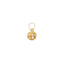 22K Yellow Gold & CZ Stone Ball Pendant (2.6gm)