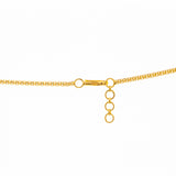 22K Yellow Gold & CZ Necklace Set (77.7gm) | 
Add this radiant 22k yellow gold Indian jewelry necklace and earring set to your bridal, formal,...