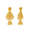 22K Yellow Gold Drop Earrings (26.7gm)