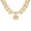 22K Yellow Guddapulsulu Jewelry Set with Gemstones & Pearls (61 grams)