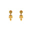 22K Yellow Gold Meenakari Halsi Jewelry Set (41.7 grams)