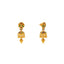 22K Yellow Gold Meenakari Halsi Jewelry Set (41.7 grams)