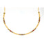 22K Yellow Gold Meenakari Halsi Jewelry Set (41.7 grams)
