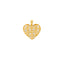 22K Multi-Tone Gold Heart Shaped Pendant (2.1gm)