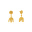 22K Yellow Gold Jhumka Earrings (14.4gm)