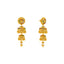 22K Yellow Gold Jhumka Earrings (20.2gm)