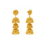 22K Yellow Gold Jhumka Earrings (36.1gm)