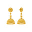 22K Yellow Gold Jhumka Earrings (30.7gm)