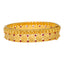 22K  Yellow Gold Rose Kasu Bangle Set (51.7 Grams)