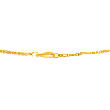 22K Yellow Gold Kasu Necklace (79.1gm) | 
Pair this elegant 22k yellow gold kasu necklace with your bridal or evening gowns for a standout...