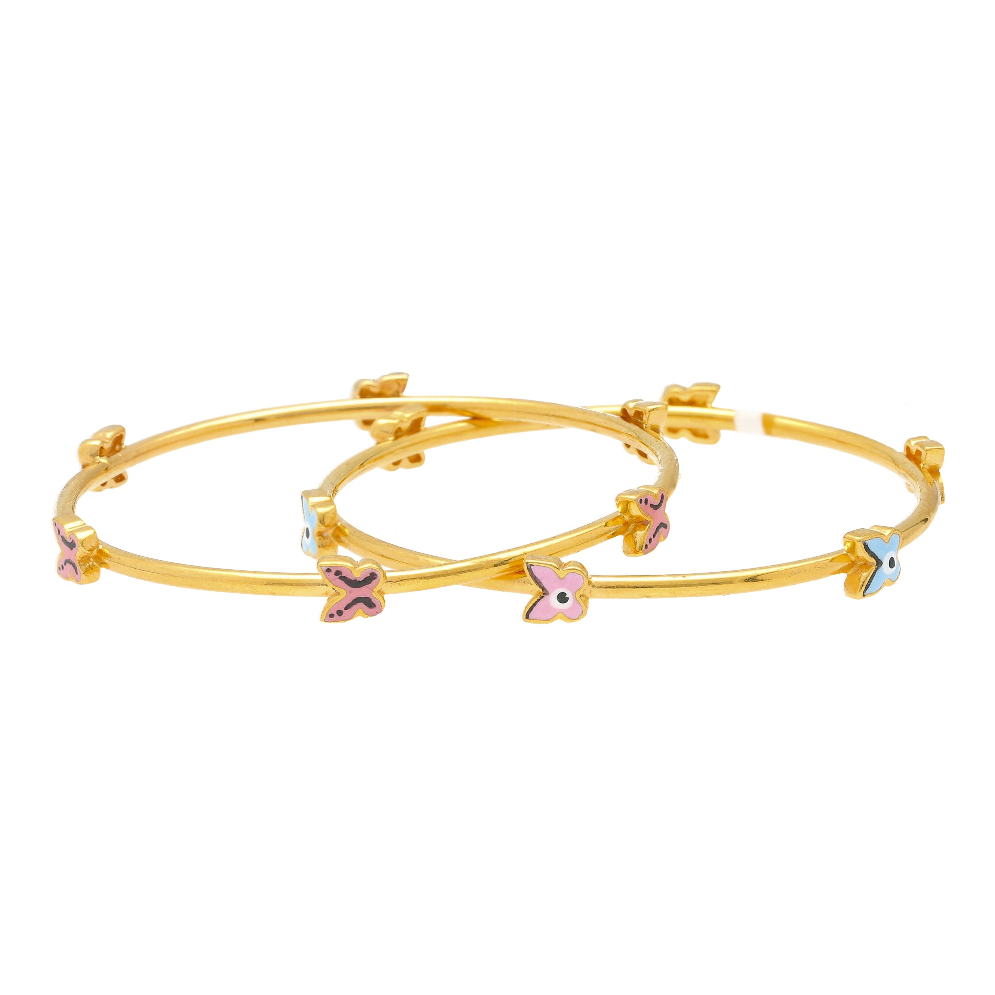 Showroom of Handmade 22k gold baby bracelet | Jewelxy - 240128