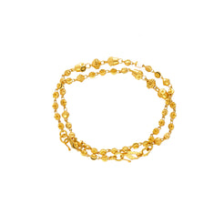 2K Yellow Gold Beaded Bracelet Set (7.2gm)