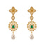Jaya Jewelry Set w/ 22K Yellow Gold & Emeralds (77.8gm)