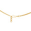 22K Gold & Gemstone Long Kasu Necklace Set (85.5gm)