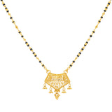 22K Yellow Gold Mangalsutra Necklace (12.7gm) | 
This traditionally designed 22k gold mangalsutra necklace will be the perfect addition to your p...