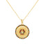22K Yellow Gold Meenakari Pendant Set (22.1gm)