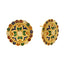 22K Yellow Gold Meenakari Pendant Set (29.8gm)