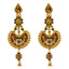 22K Gold Meenakari Jewelry Set (87.8gm)