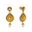 22K Gold Meenakari Jewelry Set with Pearls (41.9gm)