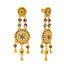 22K Yellow Gold Meenakari Jewelry Set (61.6gm)