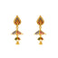 22K Yellow Gold Meenakari Jewelry Set (37.1gm)