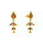 22K Yellow Gold Meenakari Jewelry Set (37.1gm)