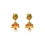 22k Antique Gold Navranta Jewelry Set with Gemstones (58.7 grams)