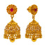22K Yellow Gold Kasu Laxmi Jewelry Set w. Jhumka Earrings (108 grams)