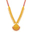 22K Yellow Gold Kasu Laxmi Jewelry Set w. Jhumka Earrings (108 grams)