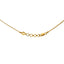 22K Yellow & White Gold Beaded Chain (13.6gm)